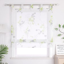 Transparent raffrollo blumen gebraucht kaufen  Deutschland