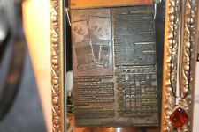 Printing plate slumberland for sale  AMERSHAM