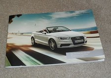 Audi cabriolet brochure for sale  FAREHAM