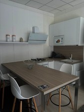 Cucina angolare bianco usato  Gallarate