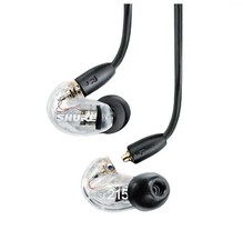 Auriculares intrauditivos desmontables profesionales aislantes de sonido SHURE SE215 - transparentes segunda mano  Embacar hacia Mexico