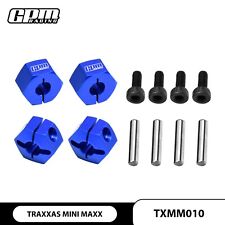 Cubo de roda tipo braçadeira dianteira e traseira GPM 7075Alu 12mm TRAXXAS Mini Maxx Mini XRT 3654 comprar usado  Enviando para Brazil