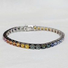 Bracciale tennis oro18kt usato  Napoli