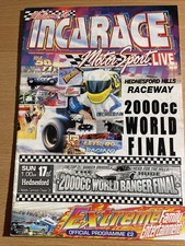 Banger racing programme for sale  BURTON-ON-TRENT