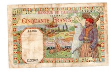 Algeria algerie billet d'occasion  Paris I