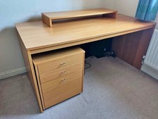 Ikea beech computer for sale  DROITWICH