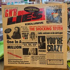 GUNS N' ROSES "Lies" used LP NM Cover VG+ With Hype Sticker 1988 Geffen Release comprar usado GUNS N' ROSES "Lies" used LP NM Cover VG+ With Hype Sticker 1988 Geffen Release comprar usado  Enviando para Brazil