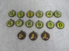 Typewriter key charms for sale  Devils Lake