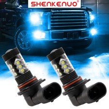 2X lâmpadas de neblina LED HB4/9006 DRL lâmpada de direção azul gelo 8000K lâmpada de alta potência comprar usado  Enviando para Brazil