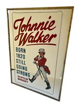 Usado, Vintage JOHNNIE WALKER uísque escocês Still Going Strong espelho de barra emoldurado década de 1960 comprar usado  Enviando para Brazil