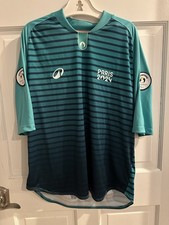 Camisa Voluntária das Olimpíadas de Paris EUC 2024 Europa Extra Grande (EUA L) Verde-azulado, usado comprar usado  Enviando para Brazil