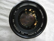 Minolta rokkor 50mm d'occasion  Thuir