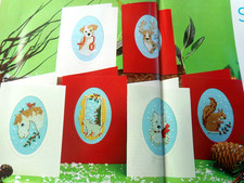 Snowy animals cards. for sale  CHORLEY
