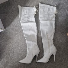 Pleaser white thigh for sale  BEDFORD