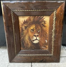 Vintage lion oil for sale  Orland Park