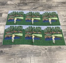 Tapete de tapeçaria bordado vintage anos 90 tapeçaria tapete têxtil 55" X 37,5", usado comprar usado  Enviando para Brazil