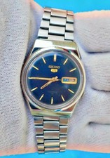 Seiko 5 automático 21 joias mostrador preto do Japão vintage comprar usado  Enviando para Brazil