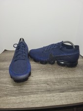 Tênis Nike Air VaporMax Flyknit masculino 10 meia-noite azul marinho corrida conforto, usado comprar usado  Enviando para Brazil