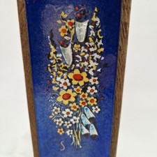 Emaille bild blumen gebraucht kaufen  Lisberg