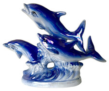 Leaping dolphins figurine for sale Leaping dolphins figurine for sale  WATFORD
