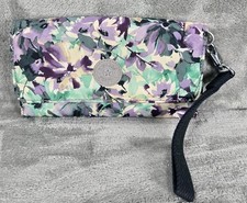 Carteira Kipling tamanho completo tripla azul lilás floral acordeão fecho de pressão comprar usado  Enviando para Brazil