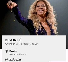 Concert beyonce 2 d'occasion  Bois-d'Arcy