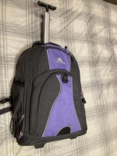 High Sierra Rolling Book-bag, bolsa de mão, bolsa para laptop, mochila escolar roxa e cinza comprar usado  Enviando para Brazil