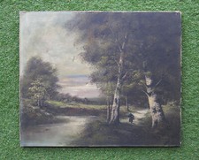Antique painting signed d'occasion  Expédié en Belgium