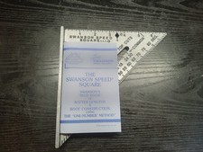 Swanson 7 polegadas carpinteiros construção liga de alumínio velocidade quadrada com livro azul comprar usado  Enviando para Brazil