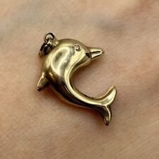 Dolphin pendant 9ct for sale  UK