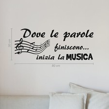 Adesivo murale wall usato  Napoli