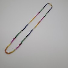Collier saphir hals gebraucht kaufen  Idar-Oberstein