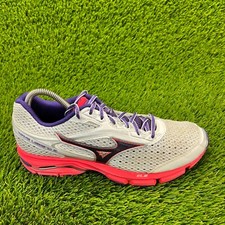 Tênis esportivo Mizuno Wave Legend 3 feminino tamanho 9.5 roxo cinza rosa comprar usado  Enviando para Brazil
