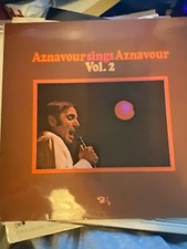 Charles aznavour sings for sale  WHITLEY BAY