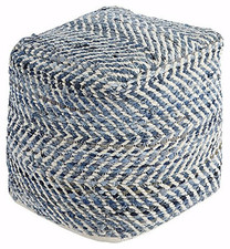 A1000445 pouf blue for sale  USA