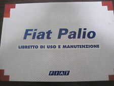LIBRETTO USO E MANUTENZIONE FIAT PALIO ANNO 2000 comprar usado  Enviando para Brazil