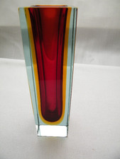 Murano blockvase sommerso gebraucht kaufen  Flintbek