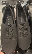 Black lace trainers for sale  NORWICH