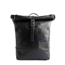 Usado, Mochila de viagem Portland Leather Goods noz-moscada preta seixo rolo superior comprar usado  Enviando para Brazil