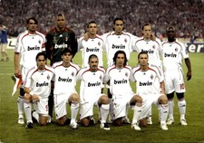 Cartolina a.c milan usato  Italia