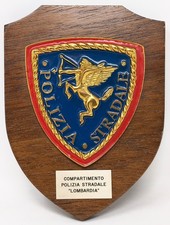 Crest polizia stradale usato  Italia