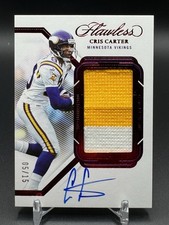 Usado, 2023 PANINI FLAWLESS CRIS CARTER RUBI PATCH AUTOGRAFADO/15 MINNESOTA VIKINGS comprar usado  Enviando para Brazil