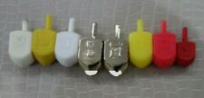 Coloured dreidels חנוכה for sale  SALFORD