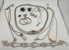 Konvolut schmuck silber gebraucht kaufen  Hamburg