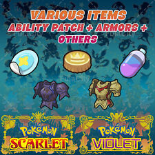 ITENS (QUALQUER)✨REMENDO DE CAPACIDADE | ARMADURA MALICIOSA AUSPICIOSA ✨POKEMON ESCARLATE E VIOLETA comprar usado  Enviando para Brazil