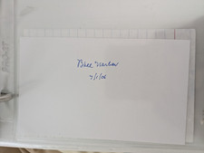 BILL WERBER CARTÃO DE ÍNDICE ASSINADO 3X5 1º BATEDOR NA TV BROOKLYN DODGERS YANKEES VERMELHO comprar usado BILL WERBER CARTÃO DE ÍNDICE ASSINADO 3X5 1º BATEDOR NA TV BROOKLYN DODGERS YANKEES VERMELHO comprar usado  Enviando para Brazil