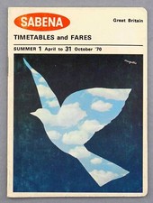 Sabena airline timetable for sale  BRIGHTON