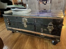 Wood steamer trunk for sale  Andover