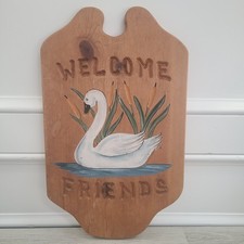 Vintage swan wooden for sale  Loganville