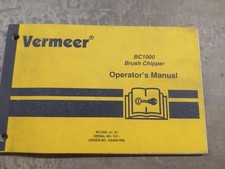 Vermeer bc1000 brush for sale  Womelsdorf